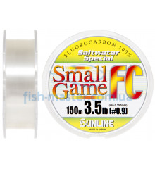 Fluorocarbon Sunline SWS Small Game FC 150m 0.153mm 3.5LB / 1.57kg match / sinking