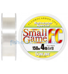 Fluorocarbon Sunline SWS Small Game FC 150m 0.165mm 4.0LB / 1.8kg match / sinking