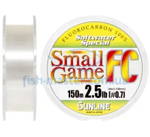 Флюорокарбон Sunline SWS Small Game FC 150м 0.138мм 2.5LB / 1.12кг матч / потопаючого.
