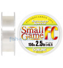 Fluorocarbon Sunline SWS Small Game FC 150m 0.138mm 2.5LB / 1.12kg match / sinking