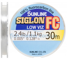 Флюорокарбон Sunline SIG-FC 30м 0.128мм 2.4lb/1.1кг поводковый
