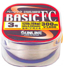 Флюорокарбон Sunline Basic FC 300м 0.235мм #2 8LB/4кг