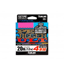 Cord Sunline PE-Jigger ULT 200m (multicolor) # 2.0 / 0.235mm 35lb / 15.5kg