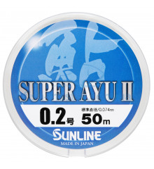 Волосінь Sunline Super Ayu II 50м HG # 0.2 0.074мм 0.5кг