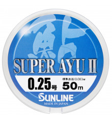 Волосінь Sunline Super Ayu II 50м HG # 0.25 0.083мм 0.62кг