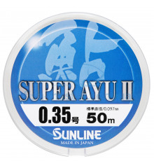 Волосінь Sunline Super Ayu II 50м HG # 0.35 0.098мм 0.86кг