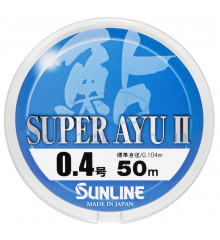 Волосінь Sunline Super Ayu II 50м HG # 0.4 0.104мм 0.98кг