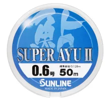 Line Sunline Super Ayu II 50m HG # 0.6 0.128mm 1.4kg