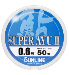 Волосінь Sunline Super Ayu II 50м HG # 0.6 0.128мм 1.4кг