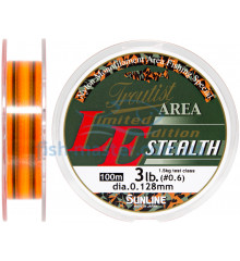 Леска Sunline Troutist Area LE Stealth 100m #0.6/0.128mm 1.5кг