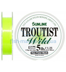 Леска Sunline Troutist Wild 150м #1.25/0.19мм 2.5кг