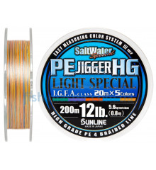 Cord Sunline PE JIGGER HG Light Special 200m 0.148mm 12LB