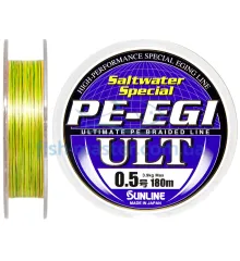Шнур Sunline PE-EGI ULT 180m # 0.5 / 0.117мм 3.9кг