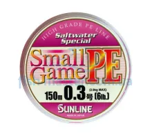 Cord Sunline SWS Small Game PE 150m # 0.3 / 0.09mm 6LB 2.9kg