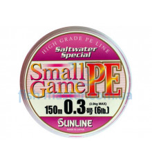 Cord Sunline SWS Small Game PE 150m # 0.3 / 0.09mm 6LB 2.9kg
