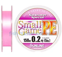 Cord Sunline SWS Small Game PE 150m # 0.2 / 0.074mm 5LB 2.1kg