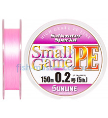 Cord Sunline SWS Small Game PE 150m # 0.2 / 0.074mm 5LB 2.1kg