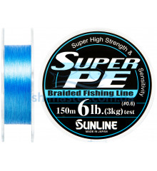 Cord Sunline Super PE BlueBird special 150m (blue) 0.128mm 6LB / 3kg