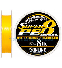 Cord Sunline Super PE 8 Braid 150m 0.148mm 8Lb / 4kg