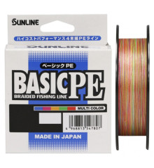 Шнур Sunline Basic PE HG 200m (Multicolor 5C) #2.0/0.242mm 35lb/15.5kg