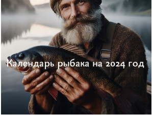 Календарь рыбака на 2024 год