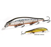 Воблер Bearking Ito Shiner 115SP колір O Gold Silver 