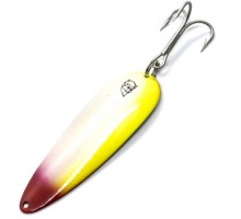 Dardevle spinner 93mm 28g #Pearl Chrt/Red