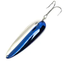 Блешня Dardevle 93mm 28g №25 #Half Nickel/Half Blue