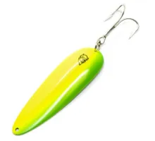 Dardevle spinner 93mm 28g No. 70 #Chartreuse/Green Stripe