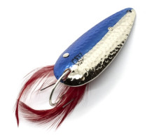 Блешня Dardevle Weedless 70mm 21g #Hmrd Nickel/Blue