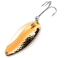 Блешня Dardevle Devle Dog Giant 80mm 56g #Hammered Copper Flo Orange