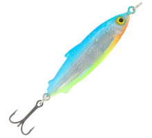 Spoon Kuusamo Muikku 90mm 17g # GL / BLU / FYe, UV