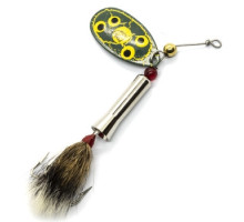 Блешня Dardevle Notangle Spinner 14g #Crackle Frog