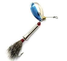 Блешня Dardevle Notangle Spinner 14g #Half Nickel/Half Blue