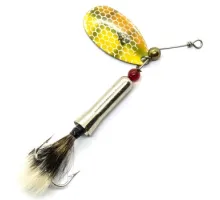 Dardevle Notangle Spinner 14g #Orange/Green Perch Scale