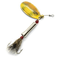 Блешня Dardevle Notangle Spinner 21g #Orange/Green Perch Scale
