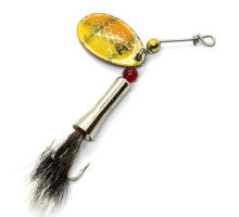 Блешня Dardevle Notangle Spinner 3g #Nickel Back