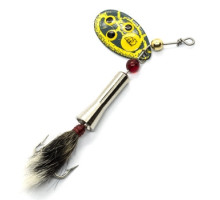 Dardevle Notangle Spinner 7g #Crackle Frog