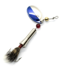 Dardevle Notangle Spinner 7g #Half Nickel/Half Blue