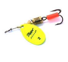 Блешня обертається Mepps Aglia Fluo №4 chartreuse 9.0g