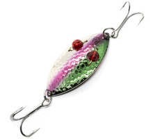 Блешня Dardevle Wiggler 75mm 28g #Hmrd Nic Grn/Red