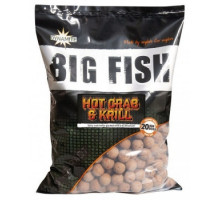 Бойли Dynamite Baits Hot Crab & Krill 20mm Boilie 1kg
