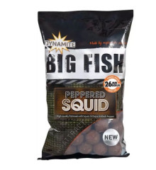 Бойлы Dynamite Baits Peppered Squid Boilies 26mm 1kg