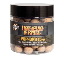 Бойлы Dynamite Baits Pop-Up Hot Crab & Krill Food Bait 15mm