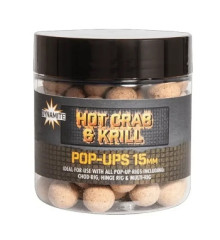 Бойлы Dynamite Baits Pop Up Hot Crab & Krill Foodbait 15mm