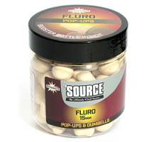 Boilies Dynamite Pop-Up Source White Fluro and dumbells 15mm