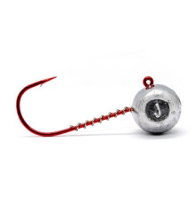 Jig head Jigger Fudo AB Red Jig 5/0 18g 5pcs