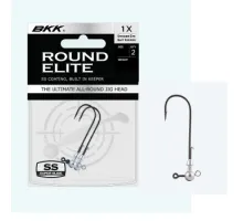 Jig head BKK Round Elite-Stinger Eye Bait Keeper 10g #8/0 2pcs