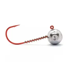 Jig head Jigger Fudo AB Red Jig 2/0 6g 5pcs