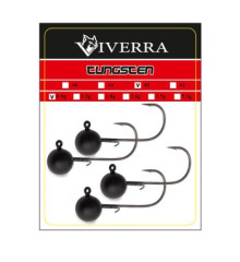 Джигголовка вольфрам Viverra 0,9g #2 Black